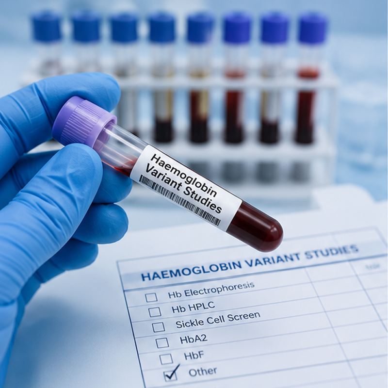 Haemoglobin Variant Studies (Haemoglobin Hb Blood Test), EDTA Blood